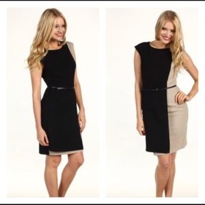 Calvin Klein NWT Belted Sheath Dress Size 6